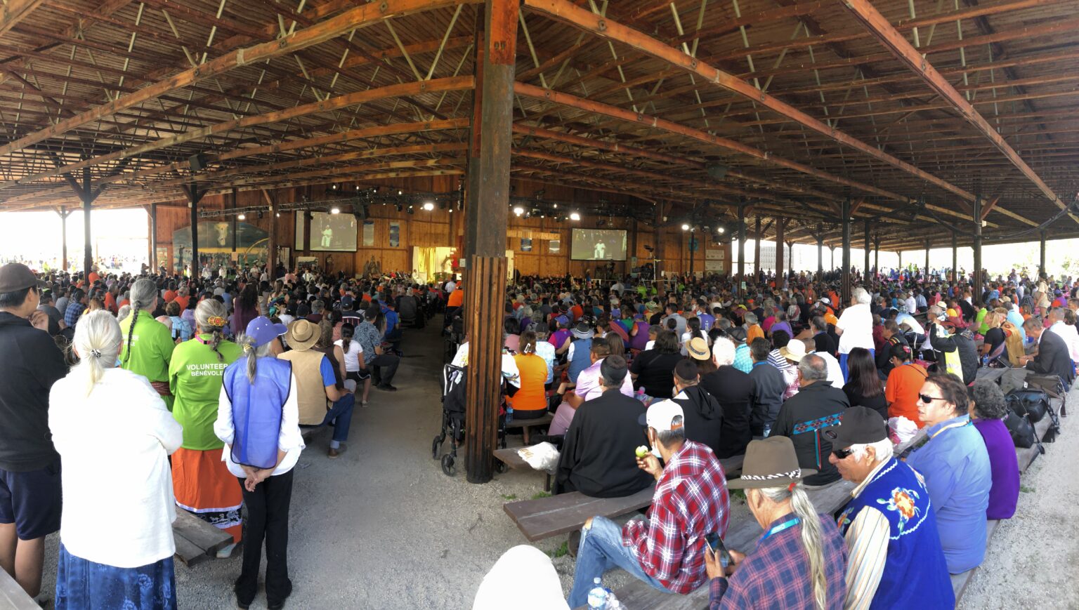 Pope Francis as a penitential pilgrim at Lac Ste. Anne OMI