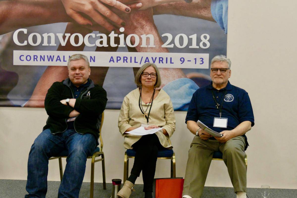Fr. Bogdan Osiecki, Sandy Prather and Bro. Leonardo Rego