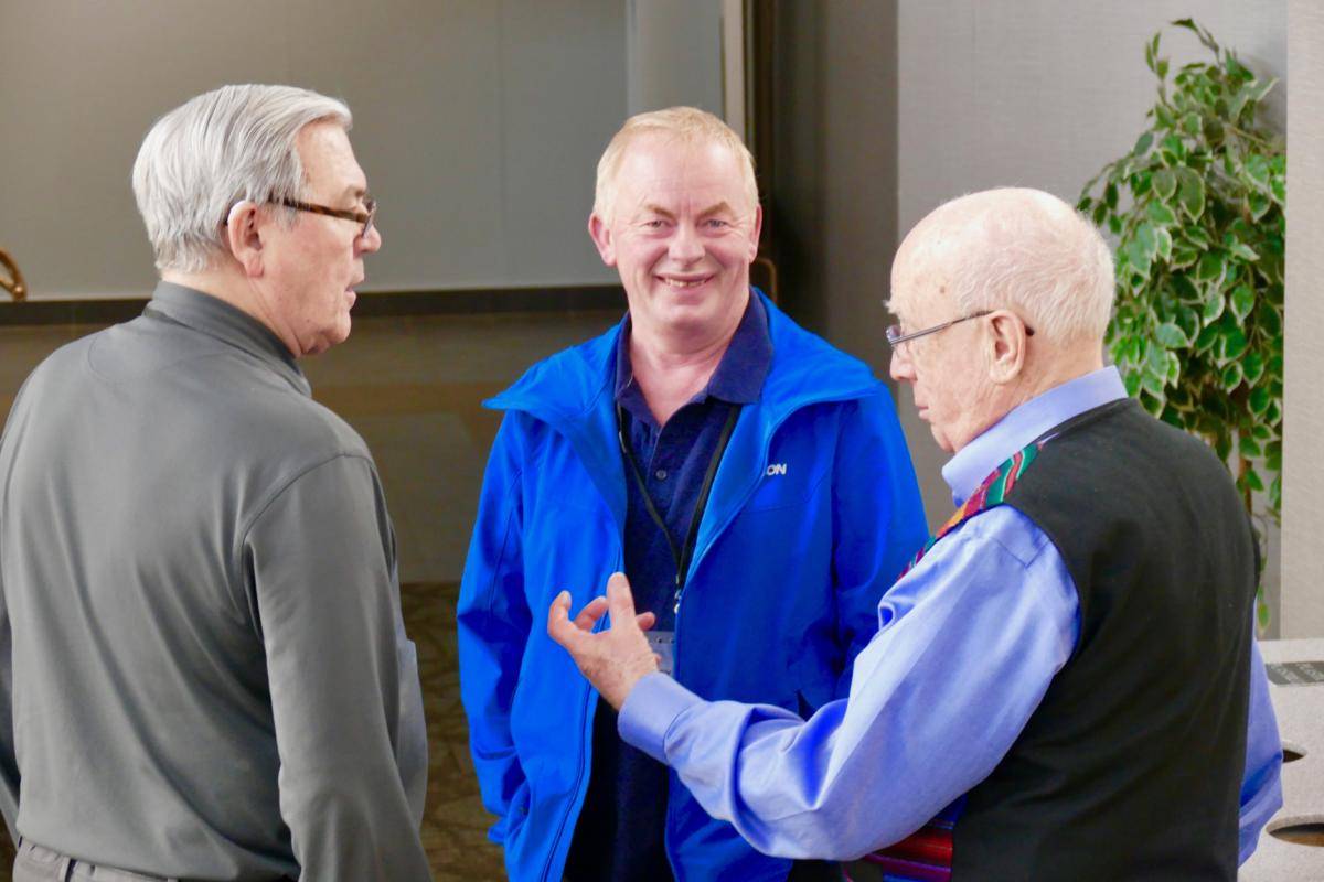 Frs. Edmond Paradis, Tony O'Dell and Bernard Pinet, OMI